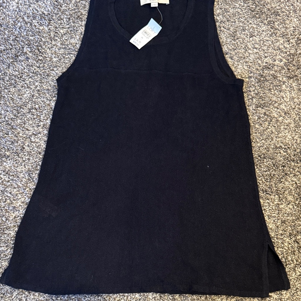 LOFT Black Tank Top
